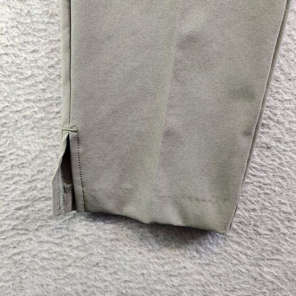 Eddie Bauer Pants Womens 2 Gray Travex Tapered Ankle Slit Zip Pockets Safari - Picture 5 of 16